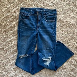 AE high rise flare jeans